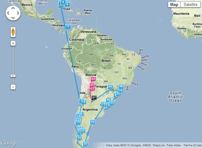 Travel Map - Click Here!